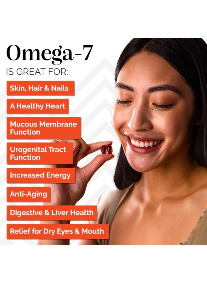 SIBU Himalayan Sea Buckthorn Omega-7 Softgels (60-Day Refill Sachet) – Supplement for Healthy Skin, Hair, Nails and Dryness - Image 3